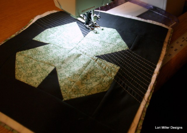 shamrock quilting Lori Miller Designs