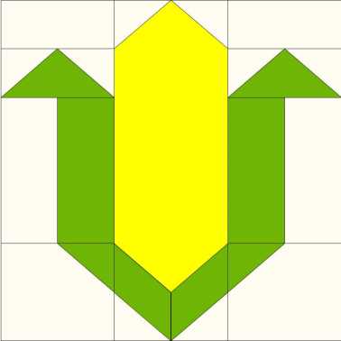 Grandma Town BOM Ear of Corn Lori Miller Designs