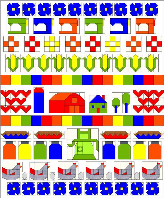 grandma Town Quilt A